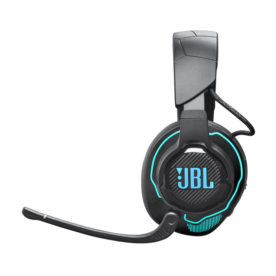 JBL Quantum 910 Wireless - Black - Wireless over-ear performance gaming headset with head  tracking-enhanced, Active Noise Cancelling and Bluetooth - Left